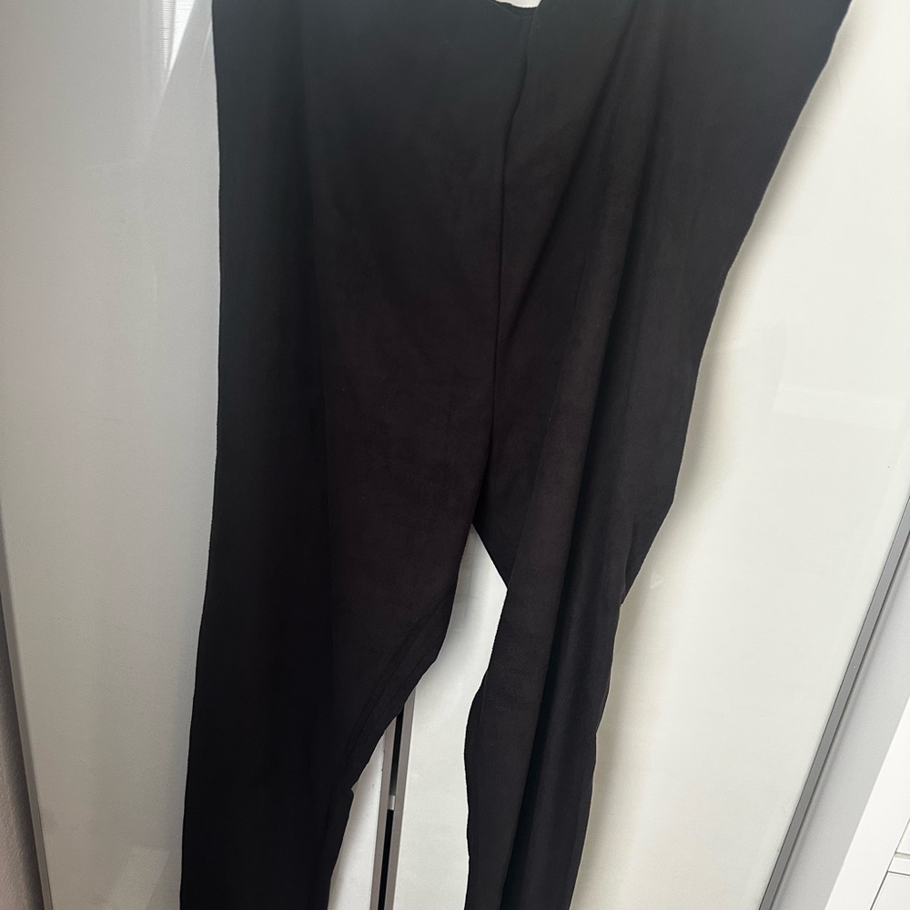 Black Suede leggings